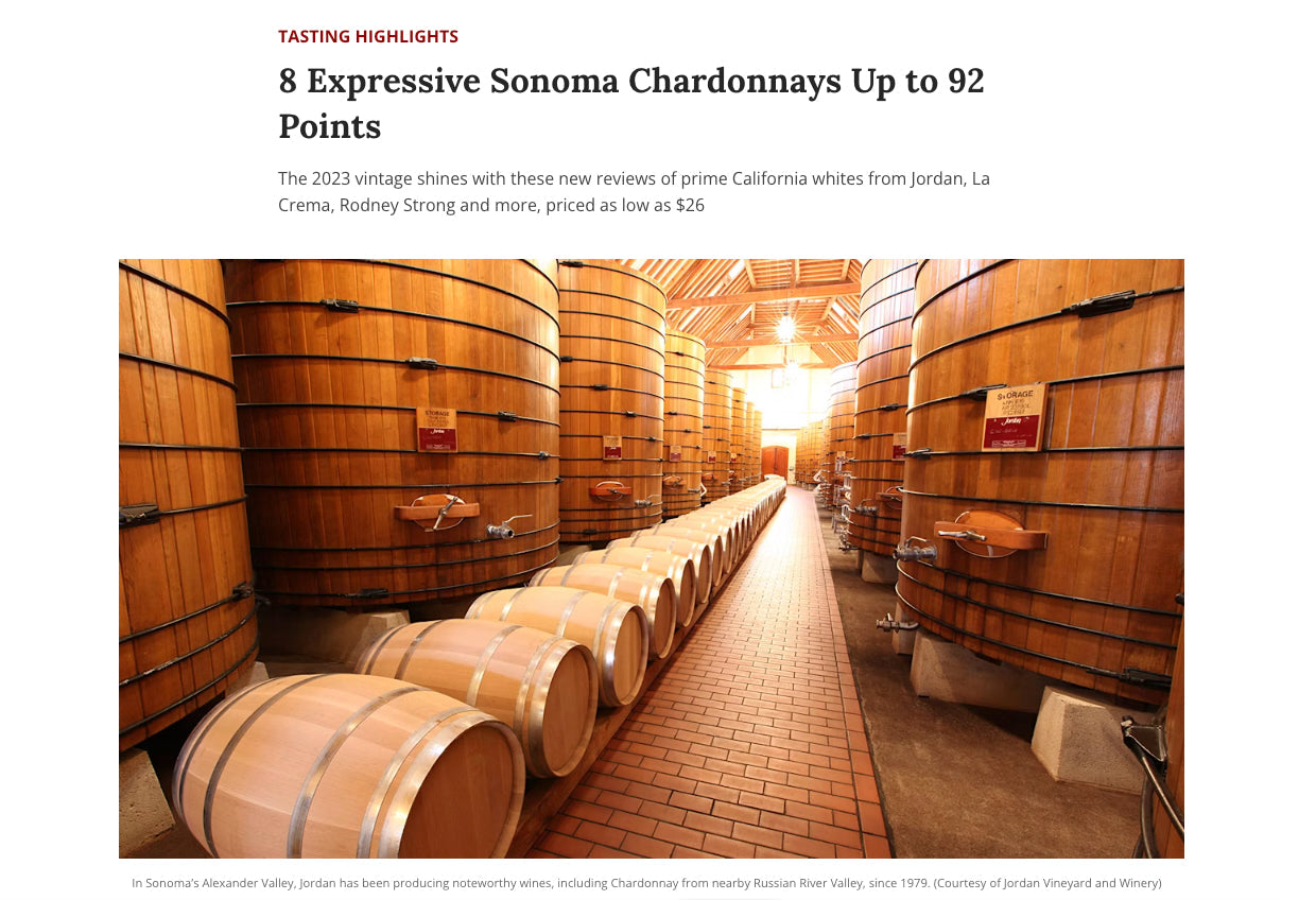 8 Expressive Sonoma Chardonnays Up to 92 Points – Wine Spectator